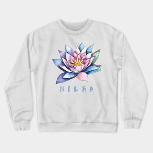 Nidra Yoga Lotus Flower Crewneck Sweatshirt